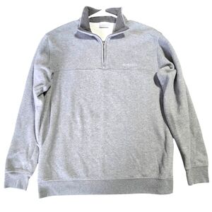 Columbia Men's Gray Quarter-Zip Sweater